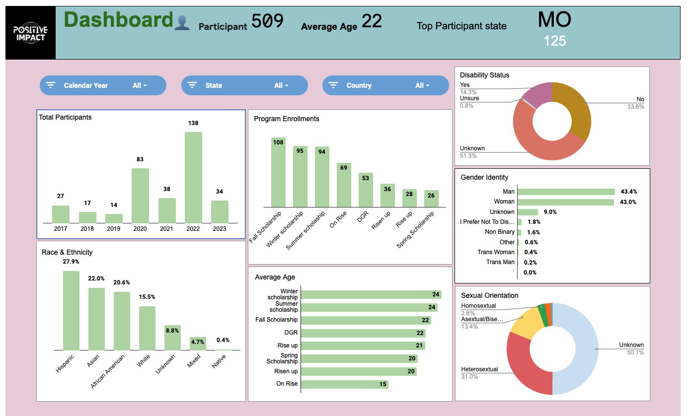 Excel Dashboard Project